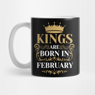 kings are born in february Mug